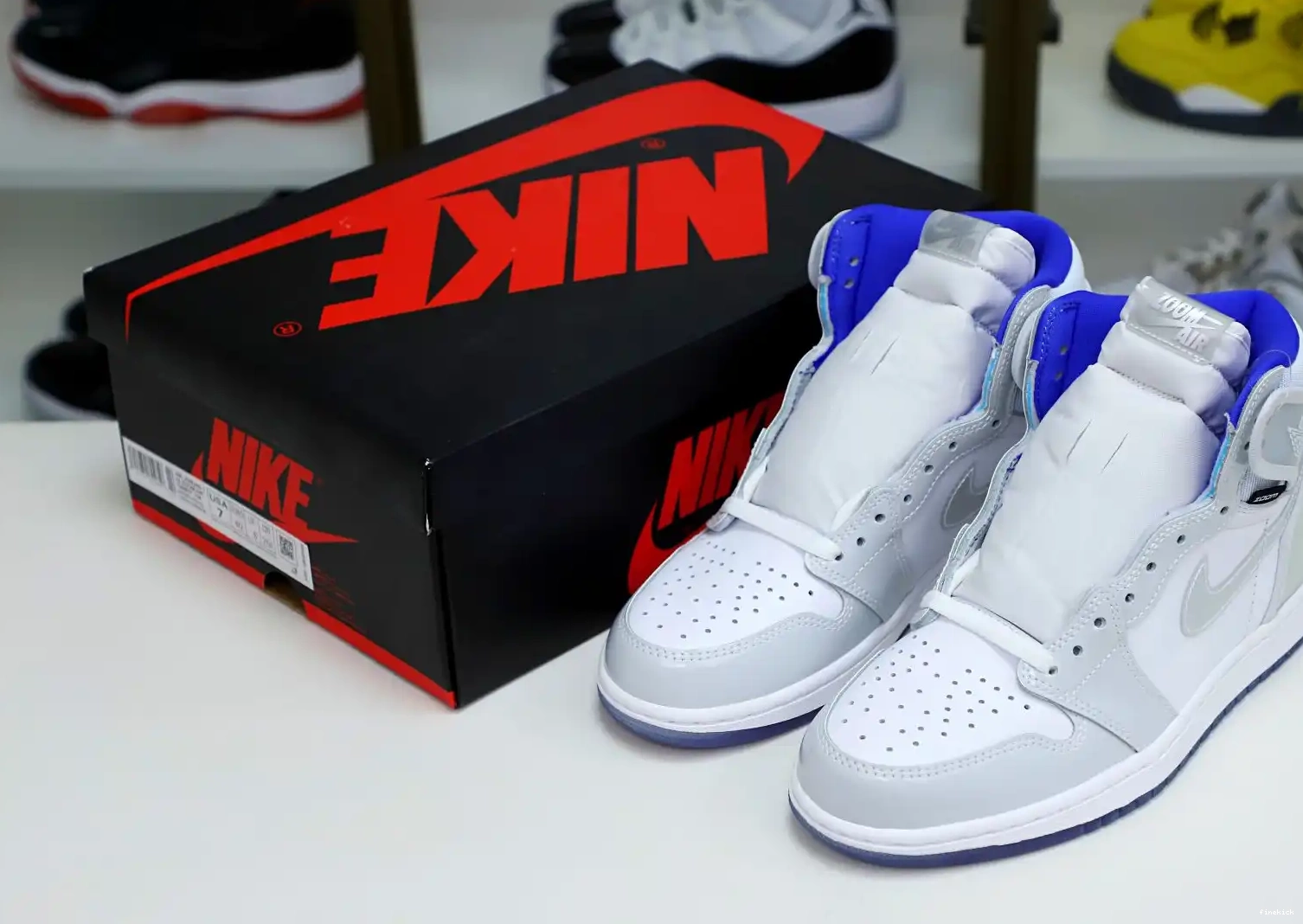 HIGH 'RACER AIR 1 BLUE' JORDAN ZOOM 0501